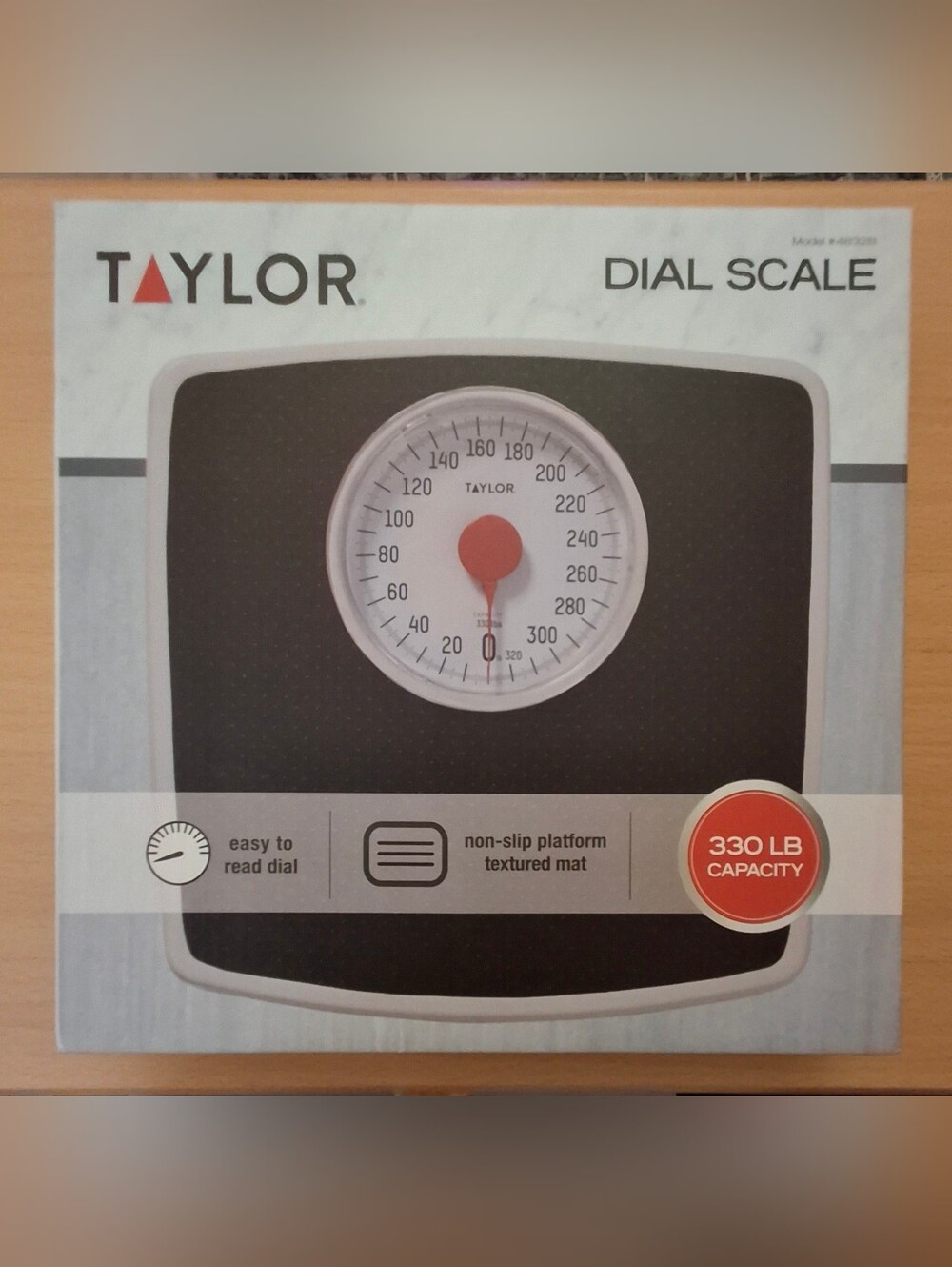 Taylor Dial/Mechanical Scale Model 4832B 330LB Capacity Large 4.25" Dial